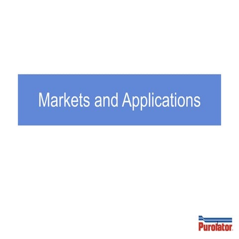 Markets &amp; Application | PPT