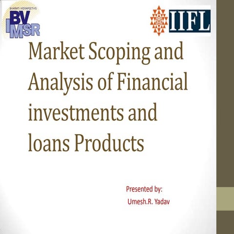 Market scoping and analysis of financial investments and