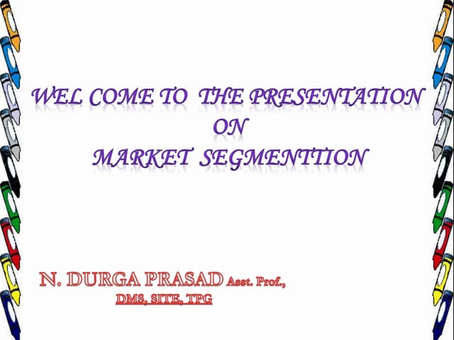 Market Segmentation PPT