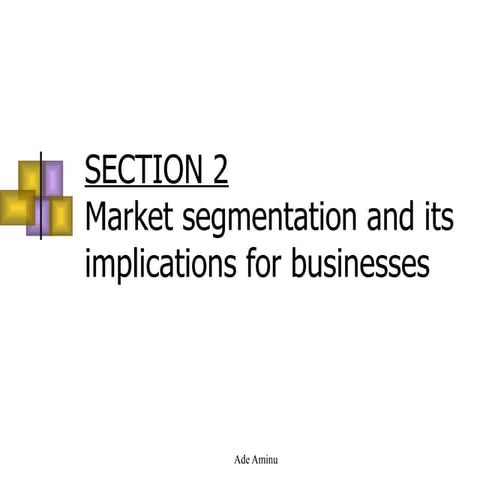 Market Segmentation Stclive