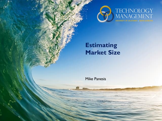 Market sizing TAM SAM SOM Target Market