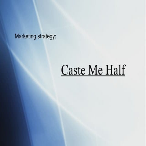 Marketing strategy