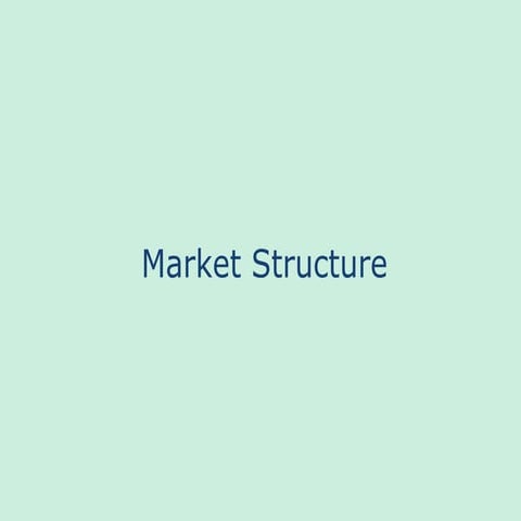 Marketstructure