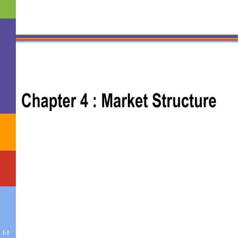 Market structure and its features