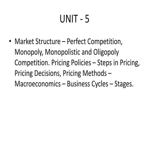 Market structure