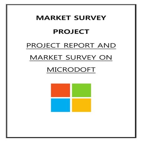 MARKETING RESEARCH SURVEY 