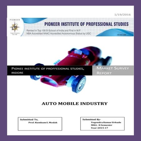 Market survey on automobile industry