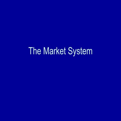 Market system | PDF