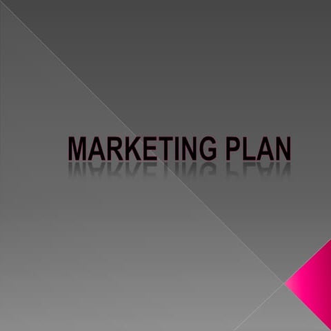 Marketting plan
