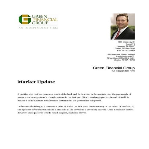 Market Update: November 14, 2011