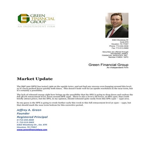 Market Update: May 2012