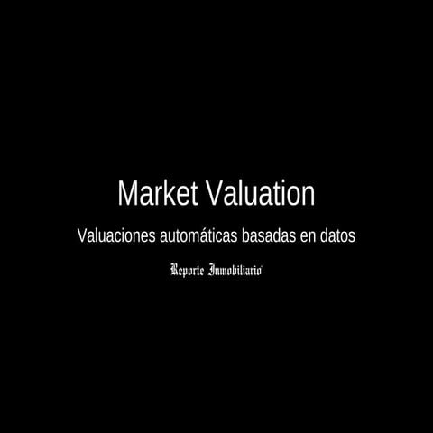 Market Valuation - Property Valuations Data Powered