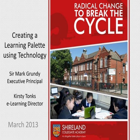 Naace Conference 2103 - Creating a  Learning Palette using Technology - Sir M...