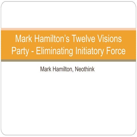 Dr. Frank R. Wallace and the Foundations of Neothink | PPTX