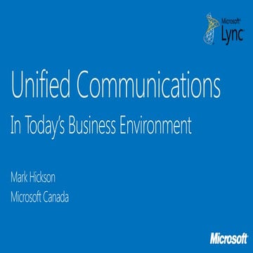 Microsoft Lync (by Mark Hickson)
