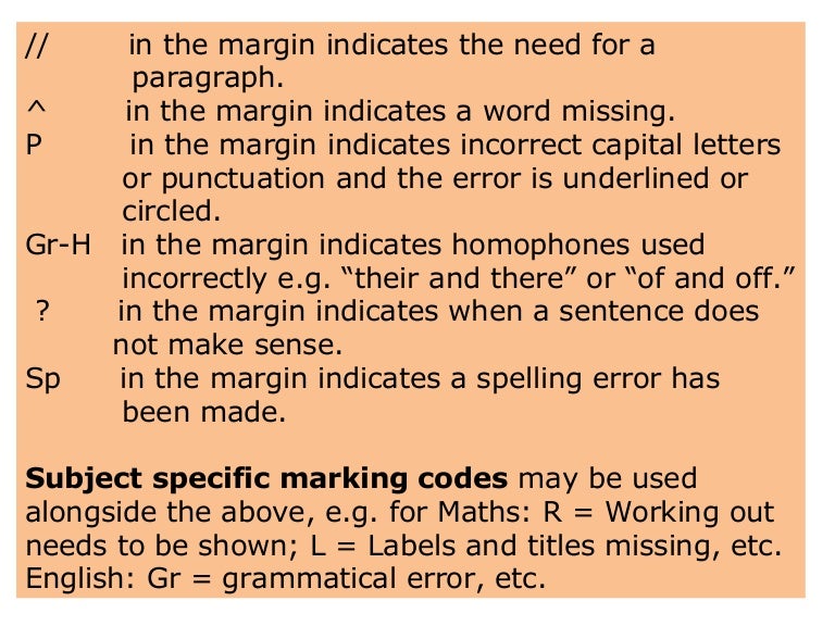 Marking code