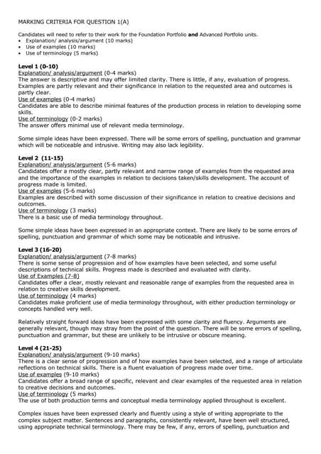 Theoretical eval prod 1a lesson 4 | PPTX