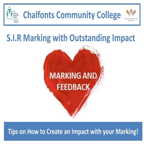 Marking for outstanding impact