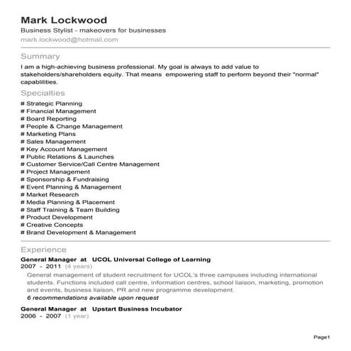 Focus pr credentials | PPTX
