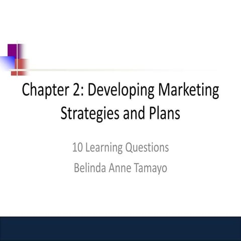 Chapter 2:Ten Learning Questions (Belinda Tamayo)