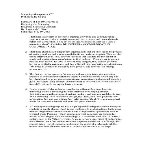 Markman v57 chap.15 word file summary of top 10 concepts in designing intergr...