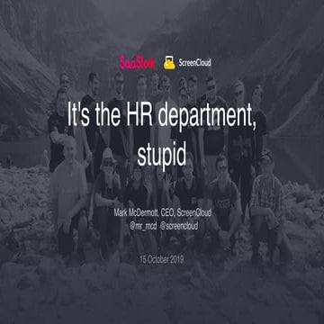 SaaStock 19 - Mark McDermott 