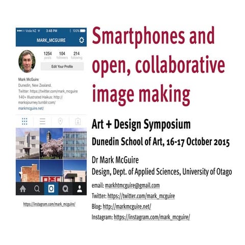 Smartphones and Open, Collaborative Image Making