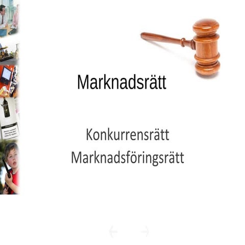 Marknadsrätt föreläsning 19 januari