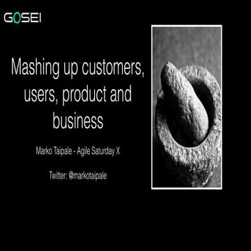 Mashing up customers, users, product and business