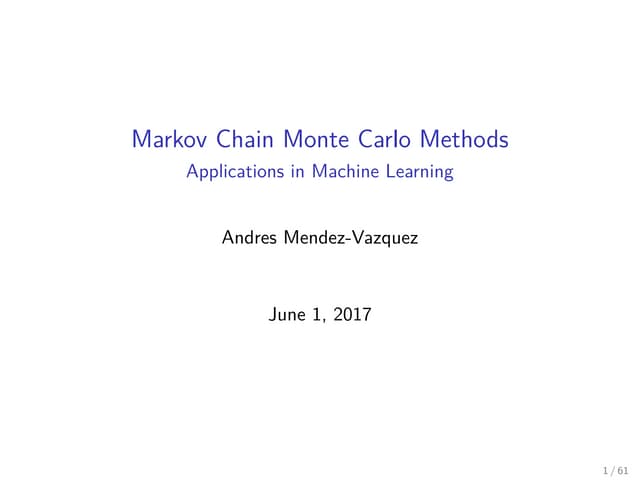 Markov chain monte_carlo_methods_for_machine_learning