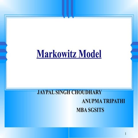 Markowitz model