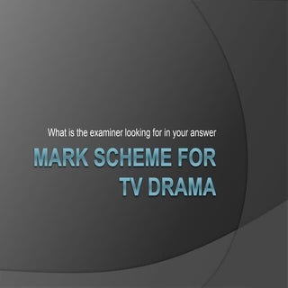 How to write and exam answer - incl...