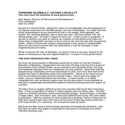 EcoCity 7: Marks, dan