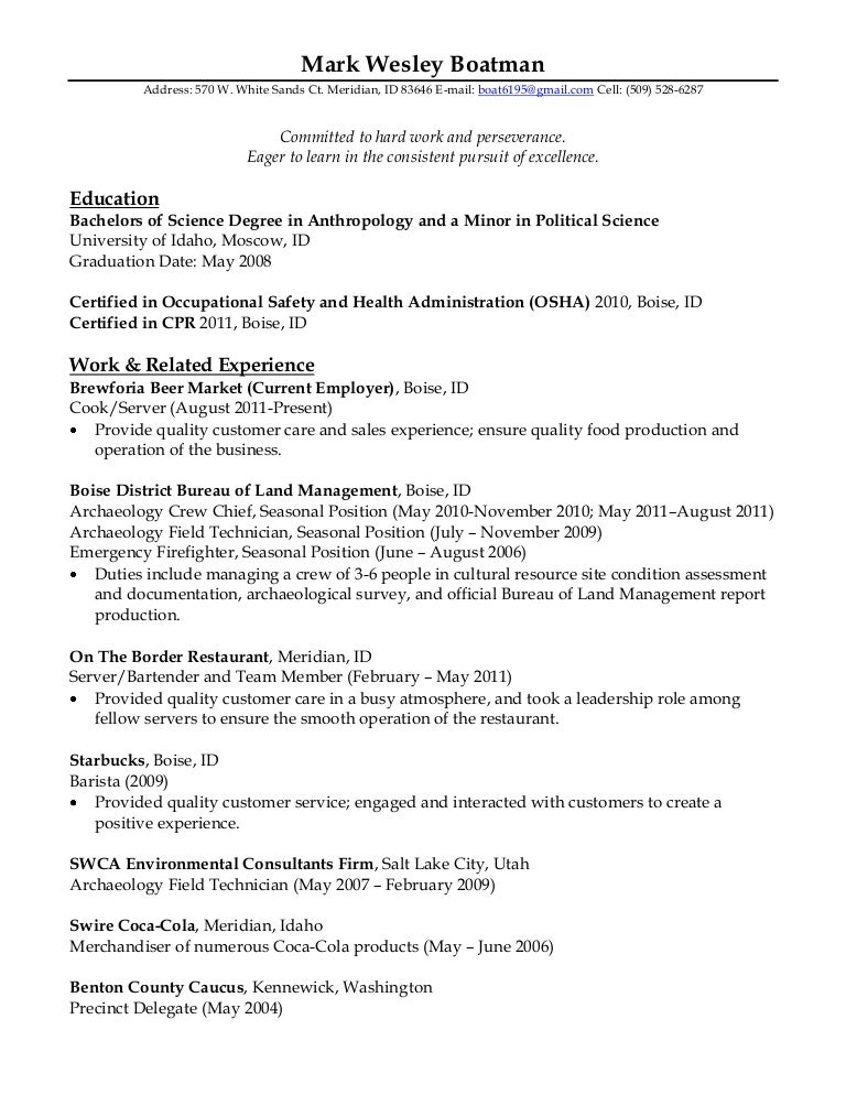 mark s resume