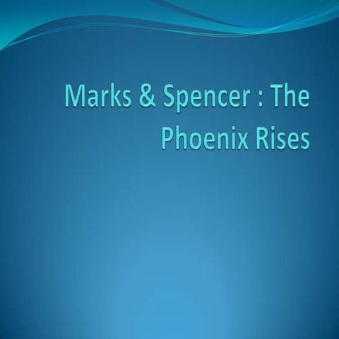 Marks & spencer