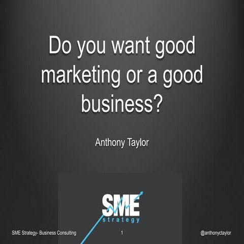 June Marketing and Strategy presentation- RTN Burnaby.