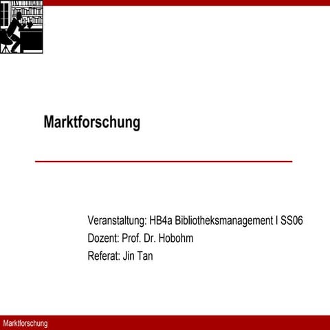 Marktforschung