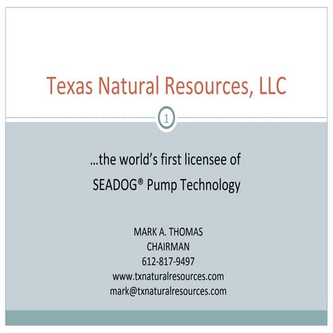 Mark thomas presentation