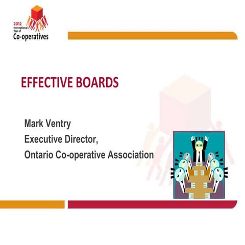 Mark Ventry - Effective Boards