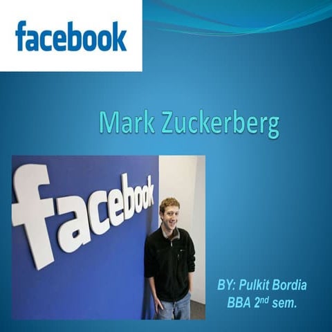 Mark Zuckerberg - Facebook