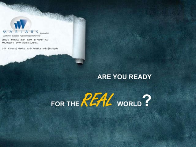 Marlabs spring 2012 career opportun...