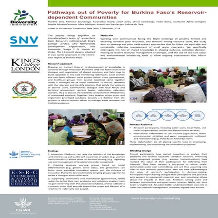 Power of partnership conference: Poster: Pathways out of poverty