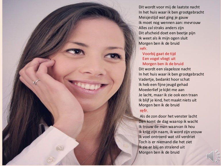 Marlot morgen ben ik de bruid