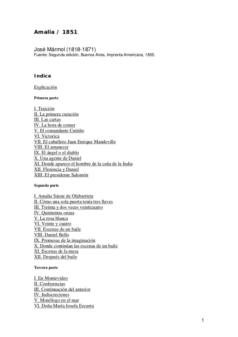 Marmol Jose Amalia