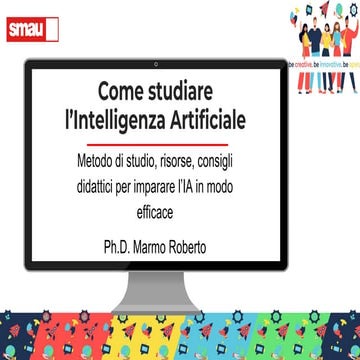 SMAU Milano 2025 - Roberto Marmo - Come studiare l'intelligenza artificiale