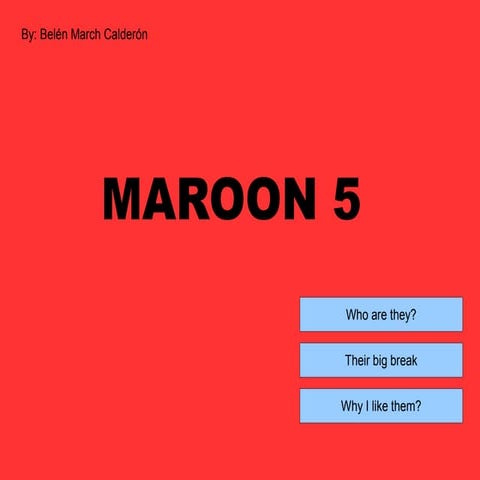 Maroon 5 | ODP