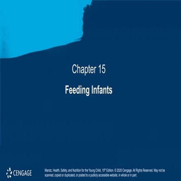 Chapter 15 Feeding Infants 