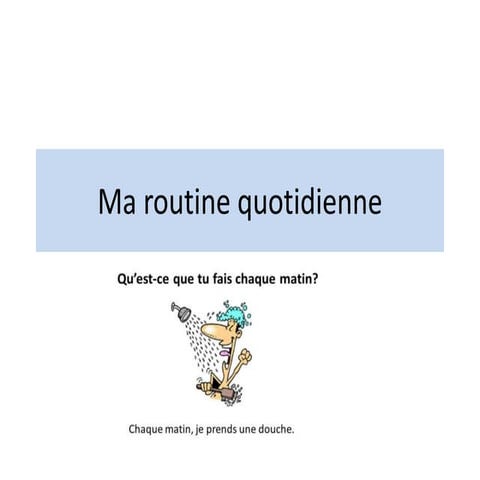 Ma routine | PPTX