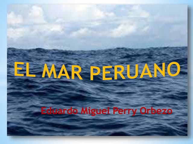 Mar peruano 1°s