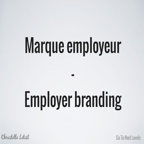 Marque employeur - introduction